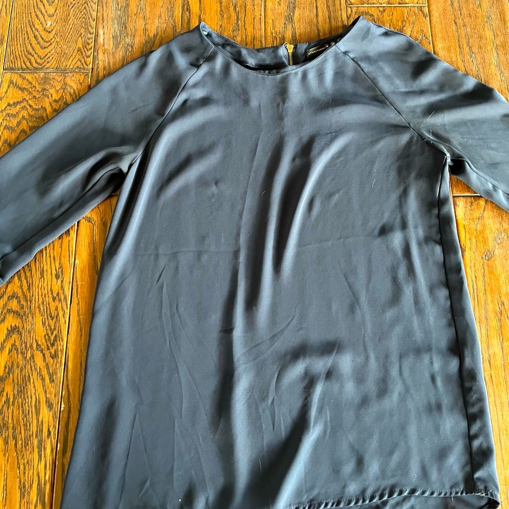 Navy blouse